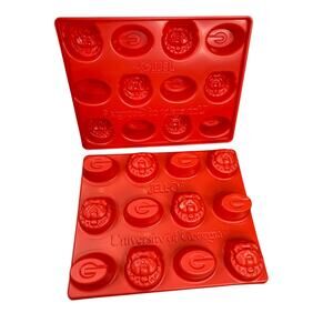 University of Georgia Bulldogs Jell-O Molds #2 G Logo and Uga Bulldog Mascot